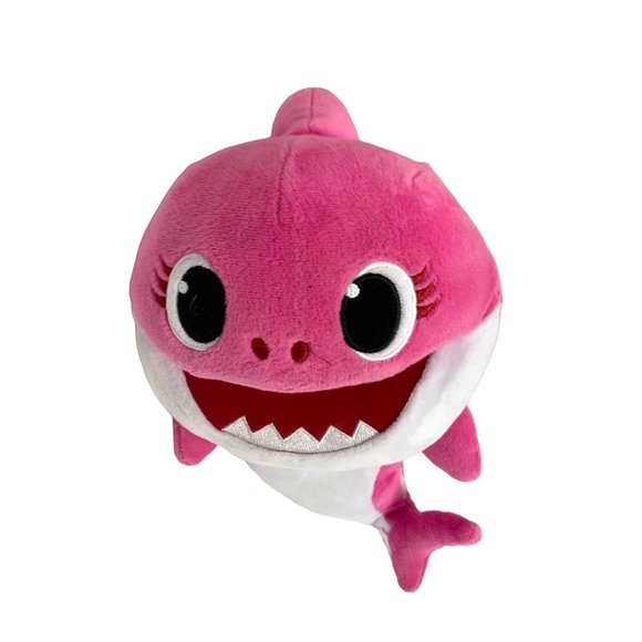 Baby Shark Pink Singing Shark Plush Hand Puppet Stuffed doll Toy Tested - Picture 2 of 3